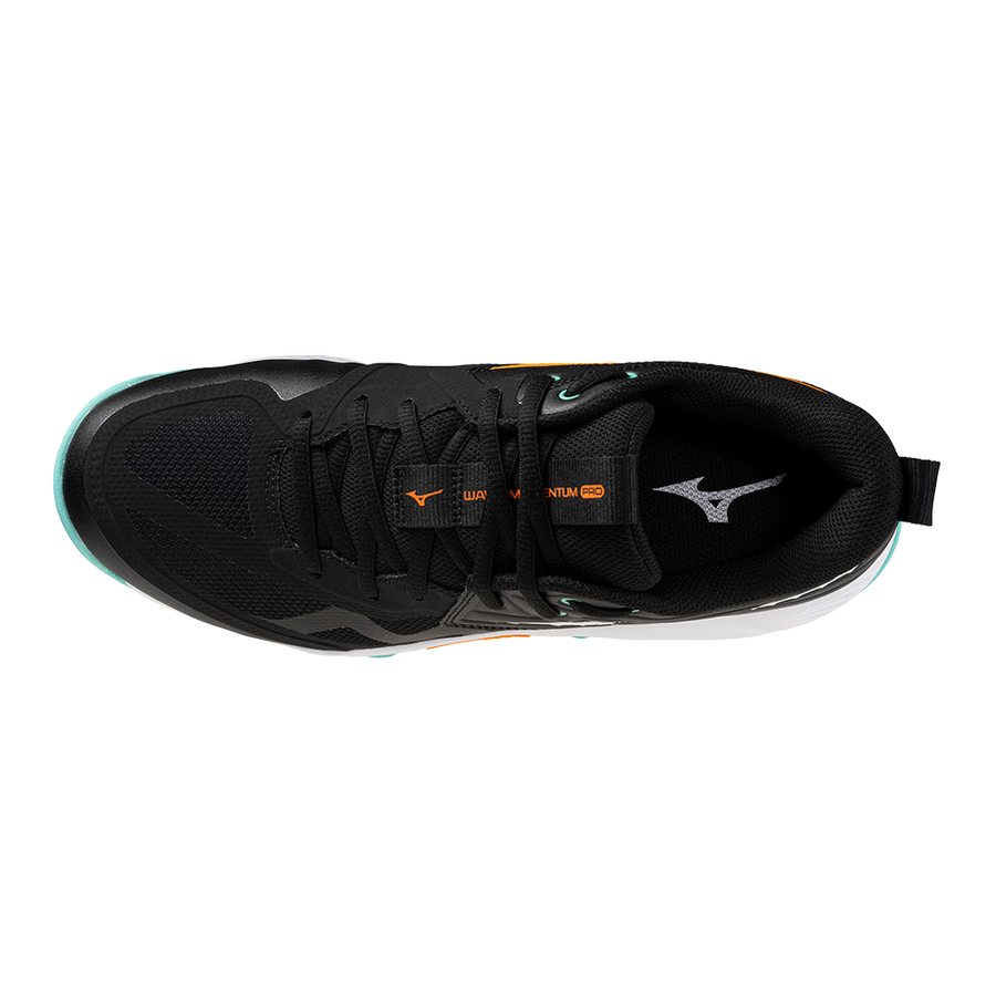 Mizuno WAVE MOMENTUM PRO Black/Tangelo/Ice Green